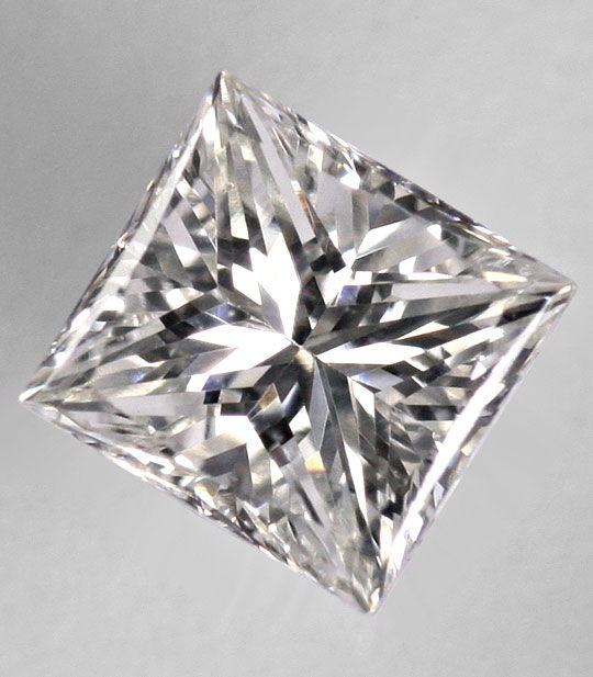 Foto 2 - Diamant im Princess Schliff 0,54 ct VS1 Top Crystal IGI, D6387