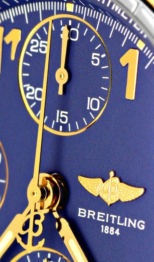Foto 3 - Breitling Windrider Chronomat Pilot Gold Lünette Topuhr, U1242